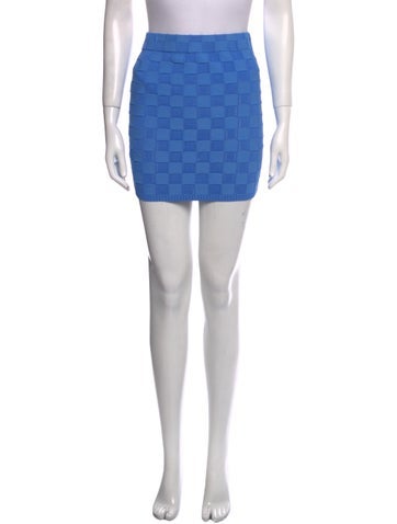 Solid & Striped Skirts Plaid Print Mini Skirt S