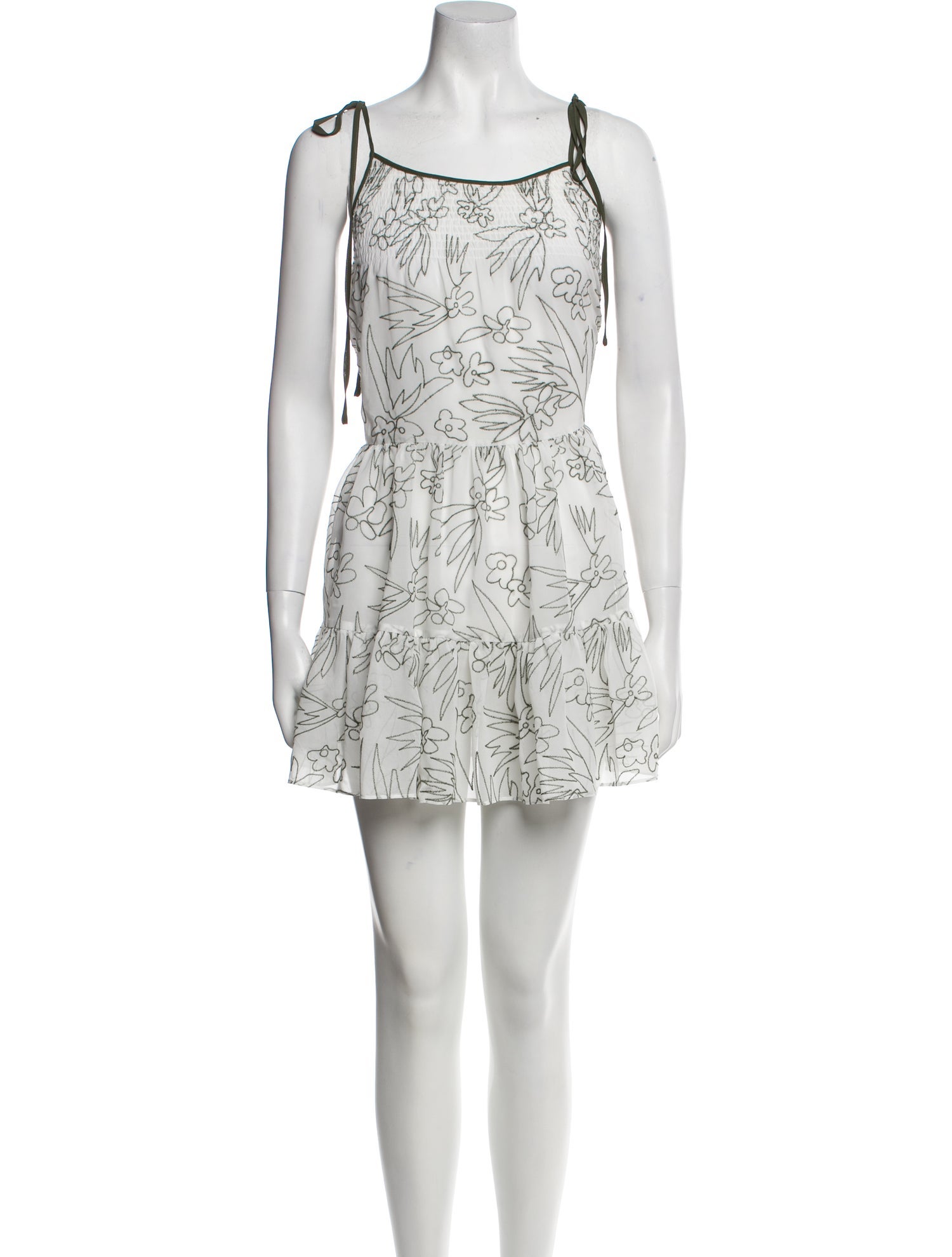 Solid & Striped Printed Mini Dress