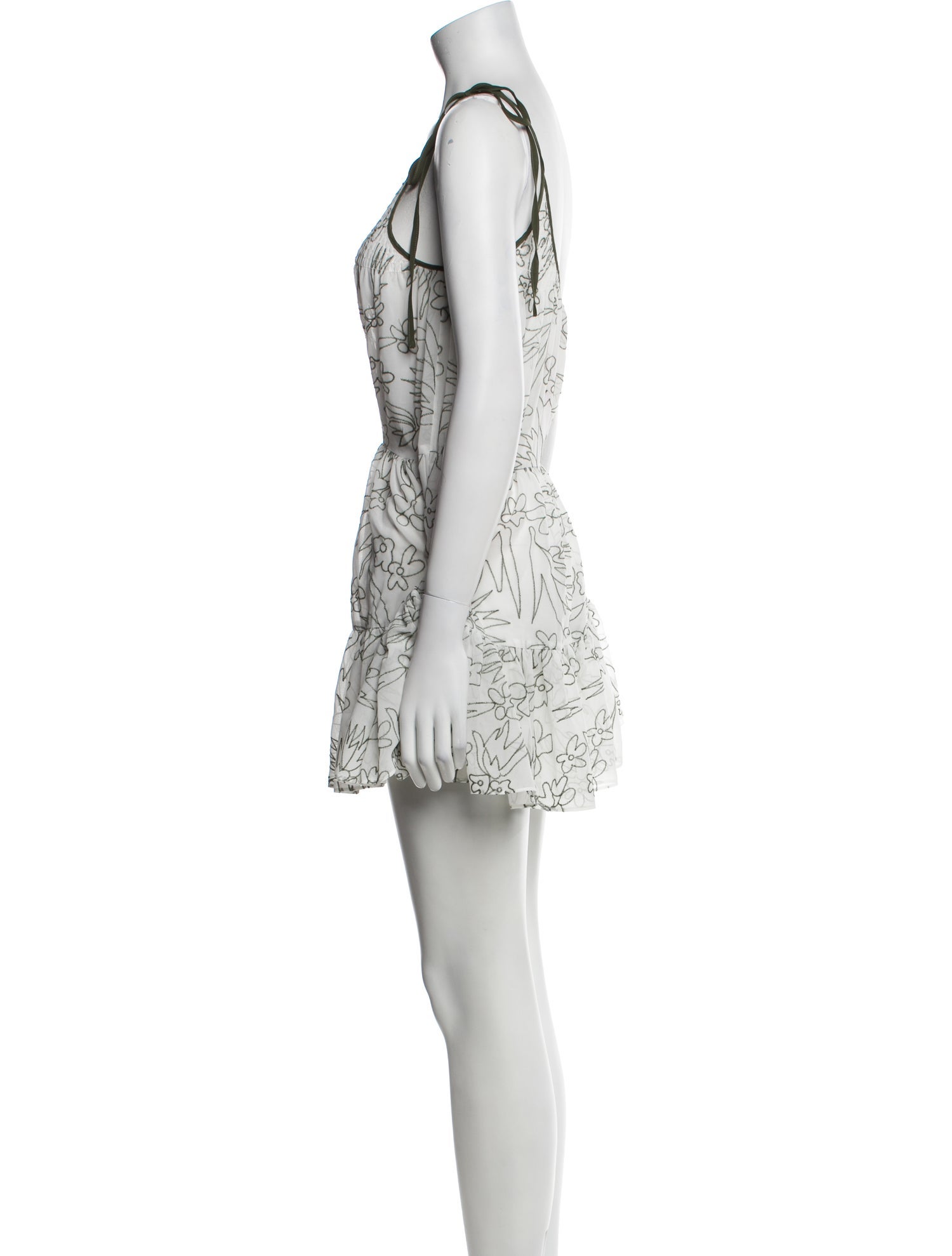 Solid & Striped Printed Mini Dress