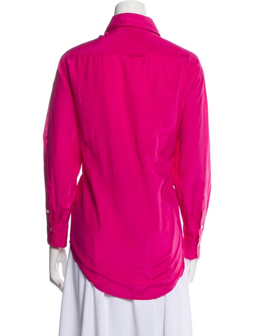 Solid & Striped Long Sleeve Button-Up Top