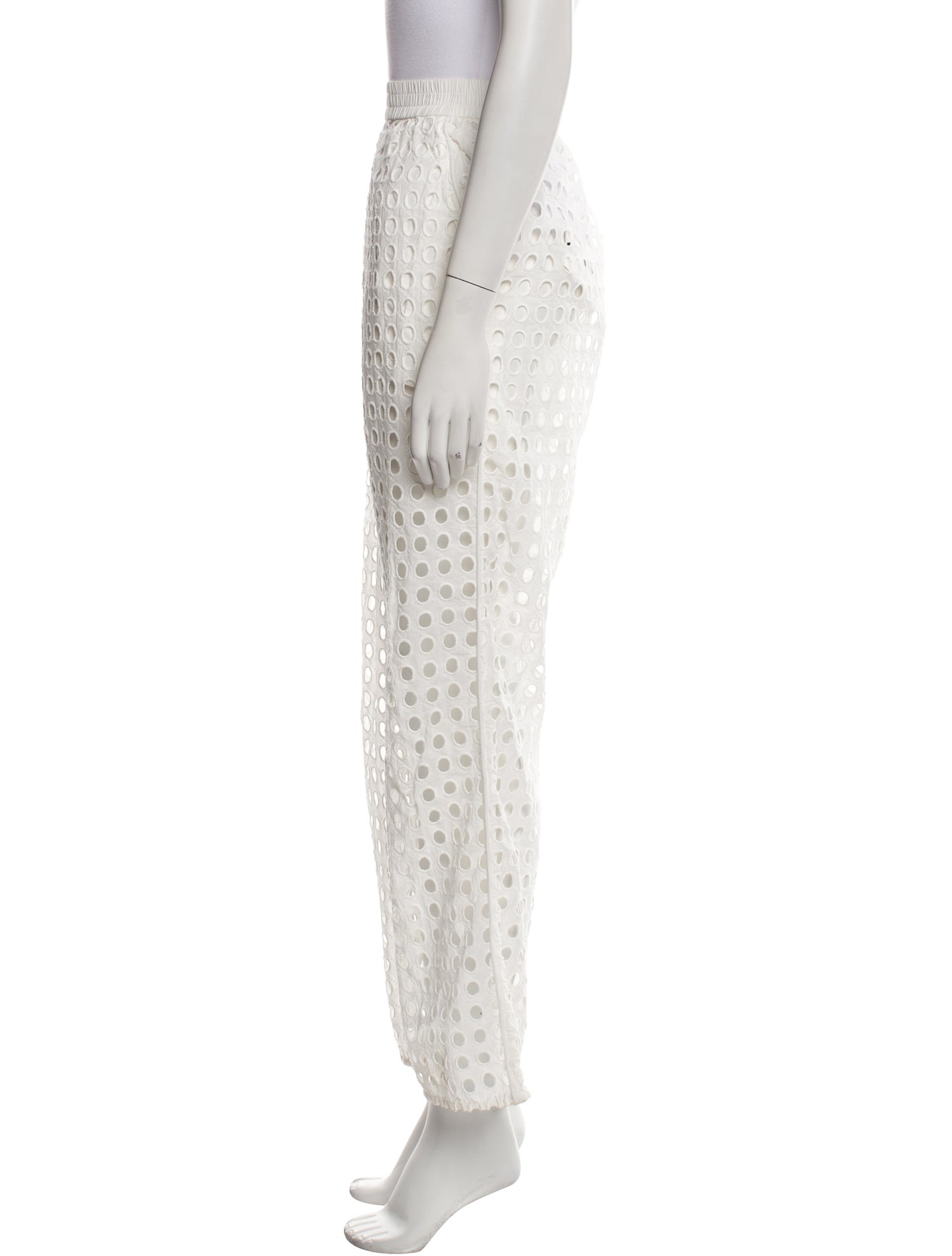 Solid & Striped Lace Pattern Cover-Up