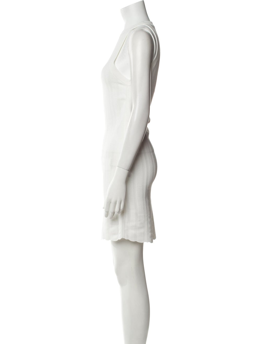 Solid & Striped Shift Dress White Sleeveless - image 2