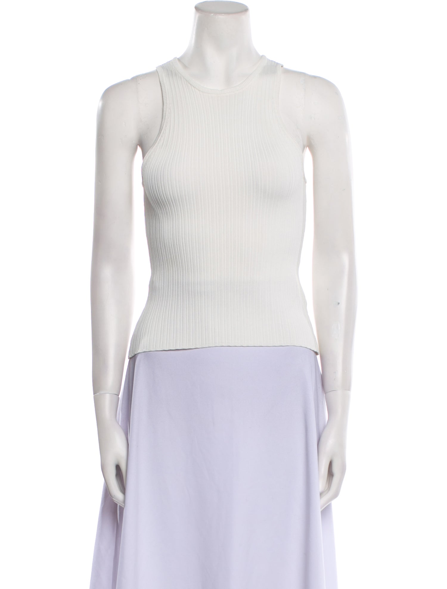 Solid & Striped Crew Neck Sleeveless Top w/ Tags