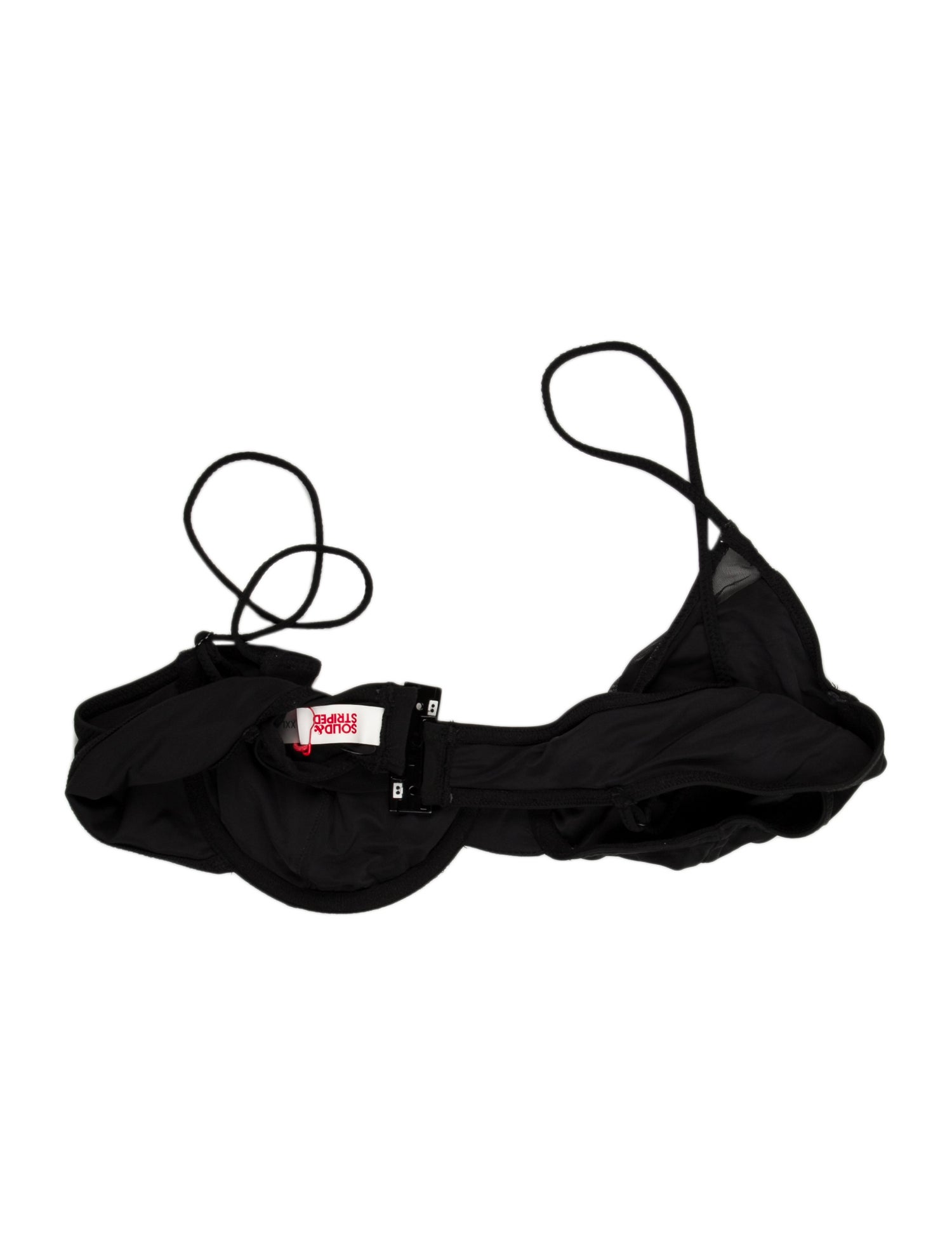 Solid & Striped Mesh Accents Top w/ Tags