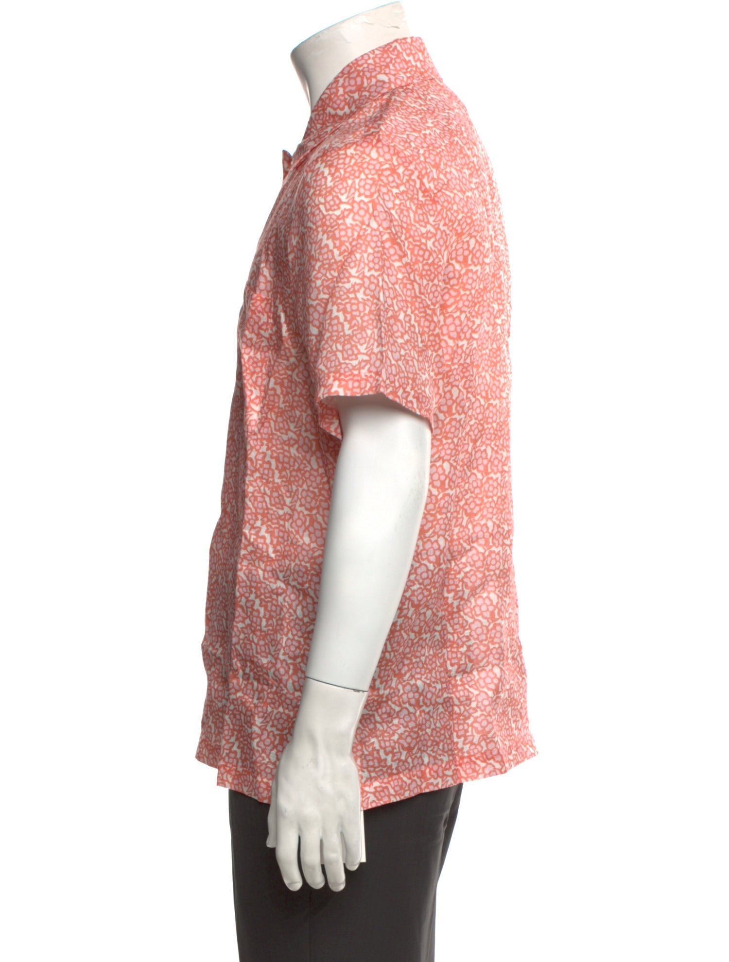 Solid & Striped Linen Camouflage Print Shirt w/ Tags