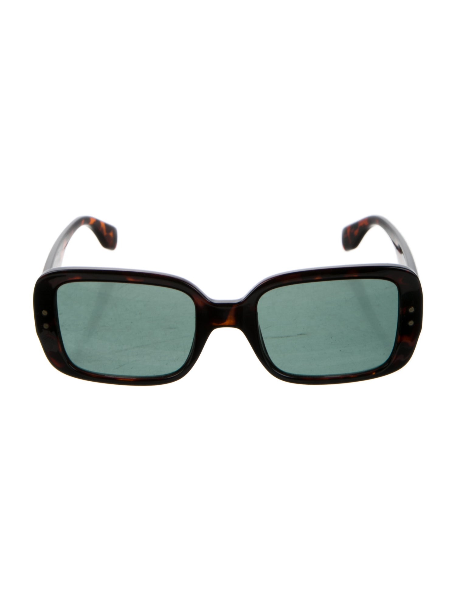 Solid & Striped Square Tinted Sunglasses