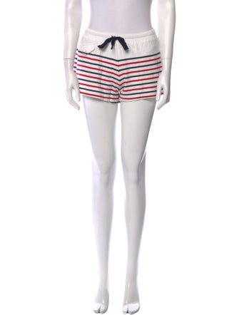 Solid & Striped Striped Mini Shorts