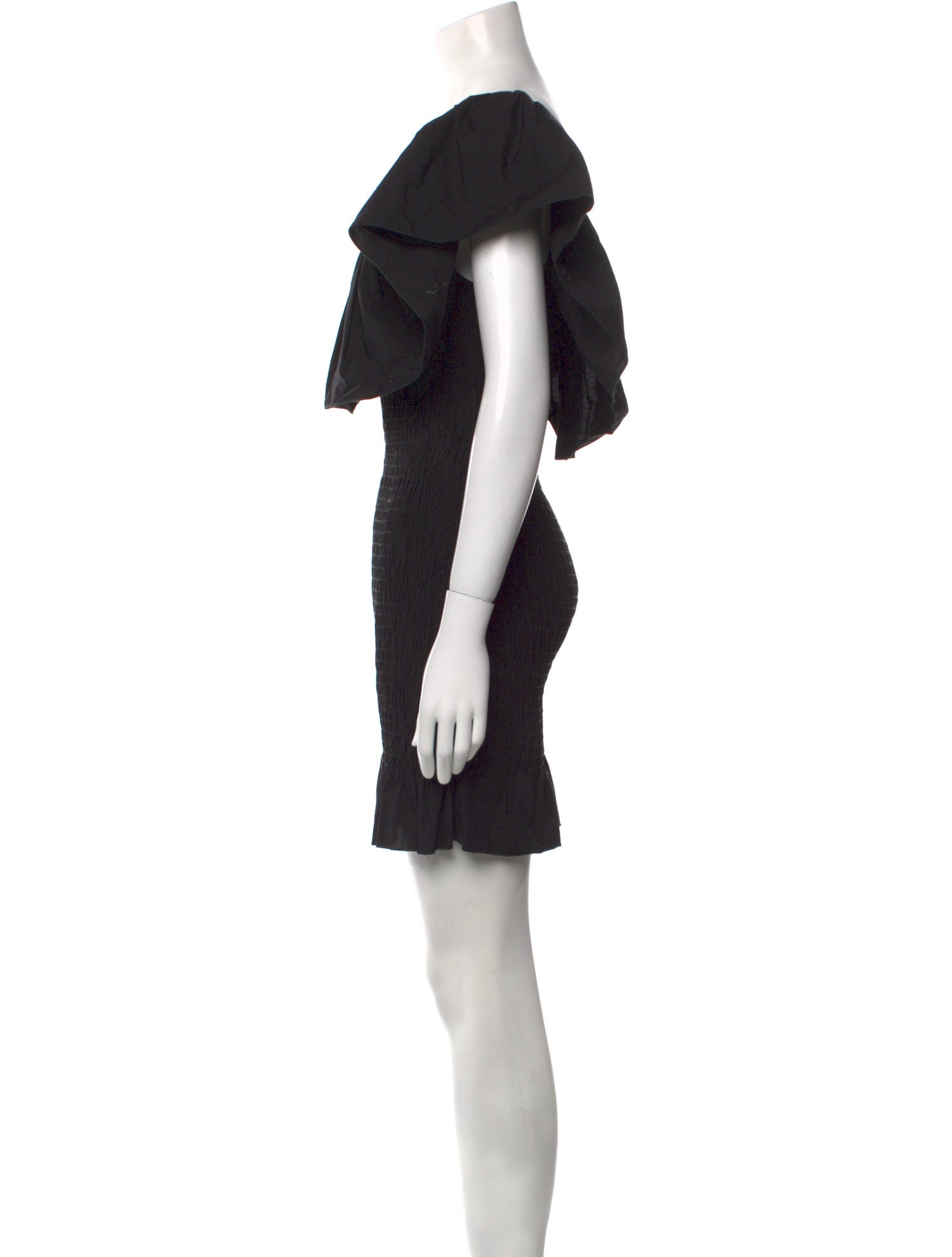 Solid & Striped Square Neckline Mini Dress