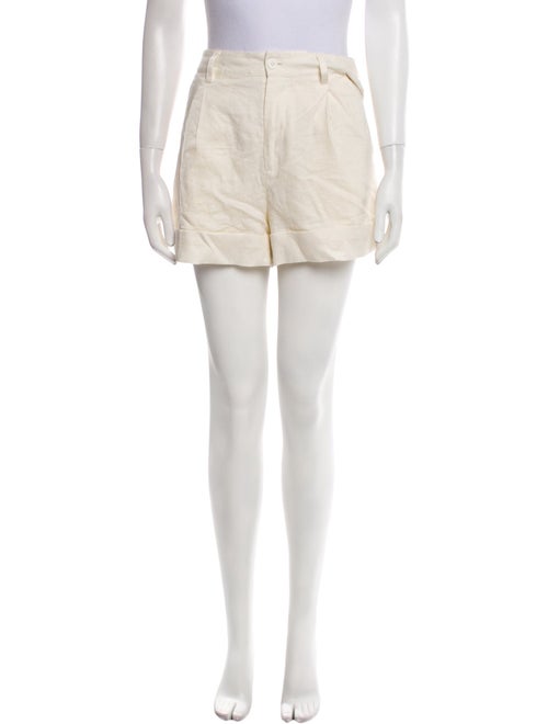 Solid & Striped Linen Mini Shorts