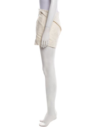 Solid & Striped Linen Mini Shorts