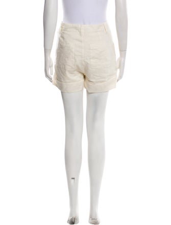 Solid & Striped Linen Mini Shorts