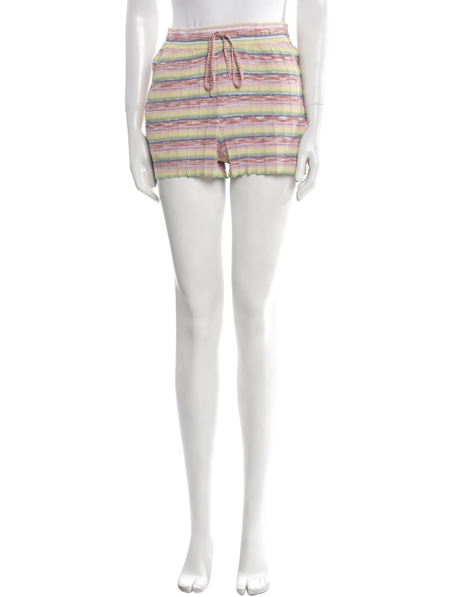 Solid & Striped Striped Mini Shorts