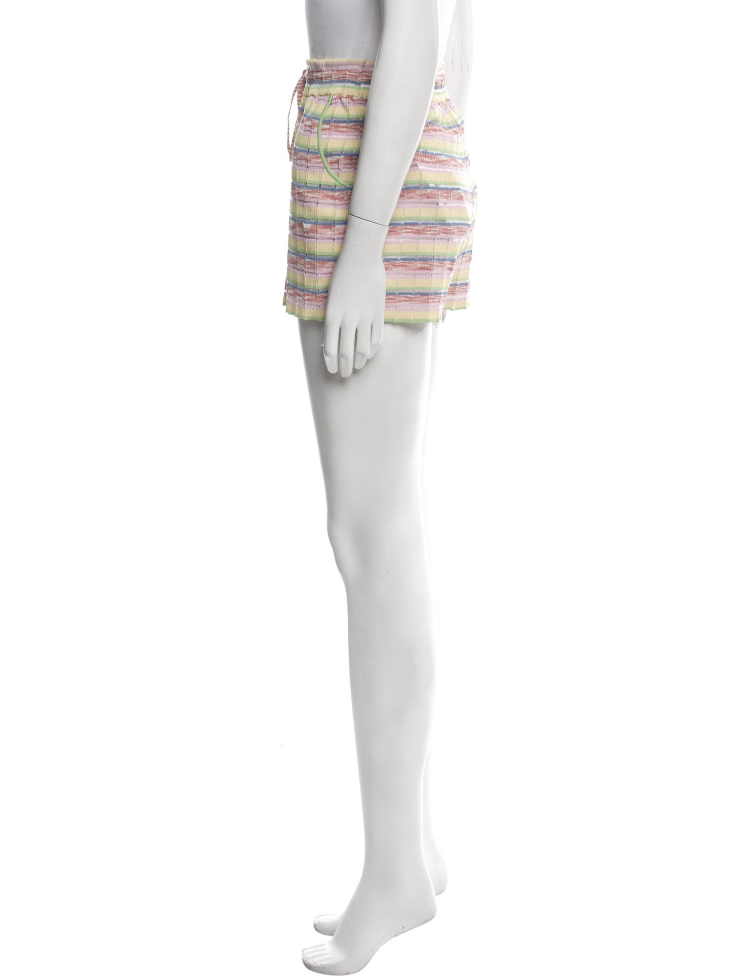 Solid & Striped Striped Mini Shorts