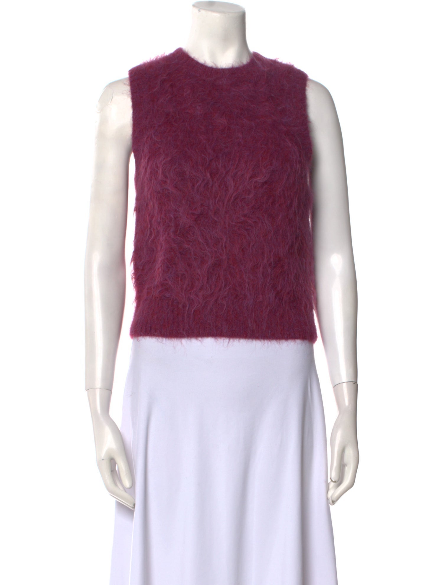 Solid & Striped Alpaca Crew Neck Crop Top w/ Tags