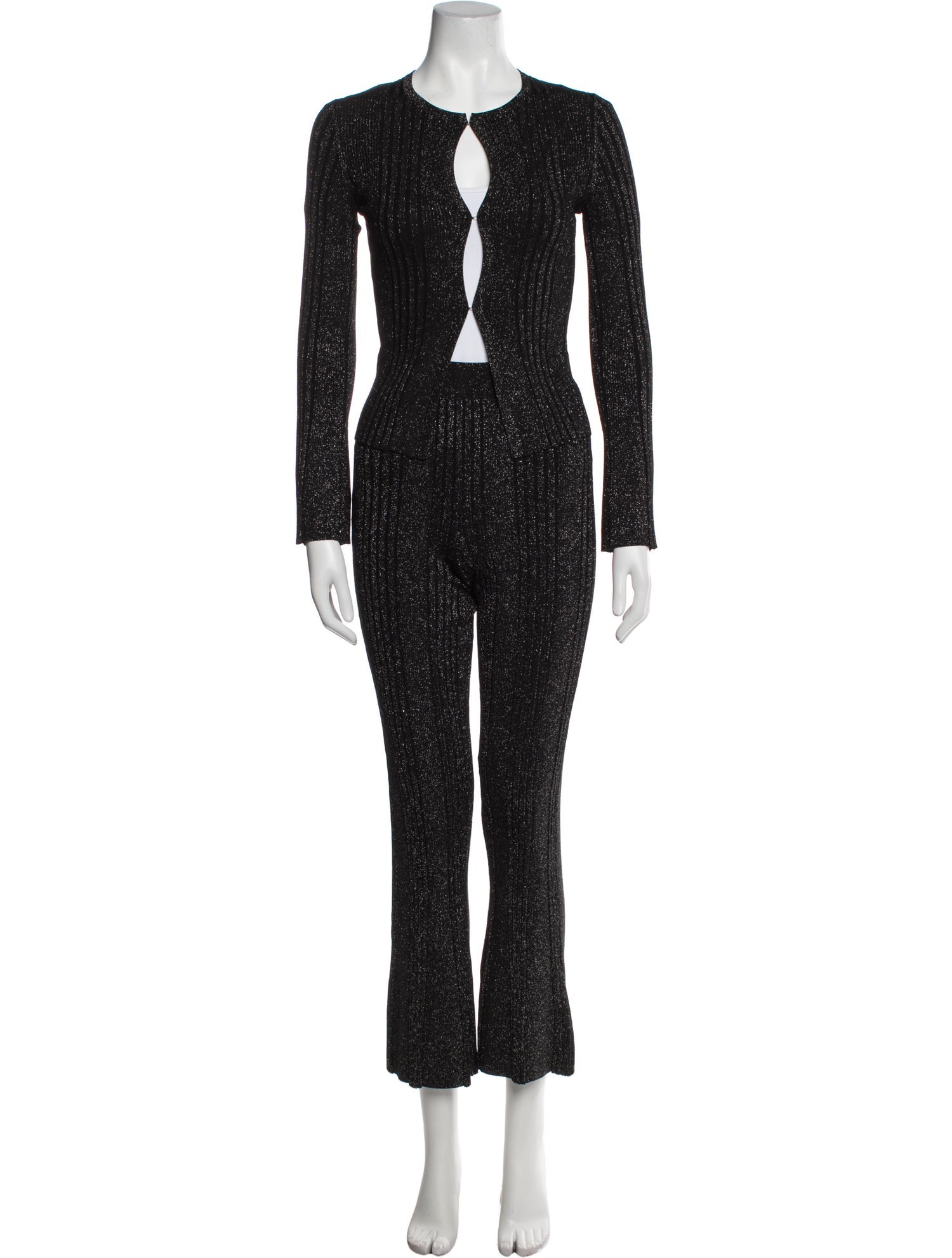 Solid & Striped Pant Set