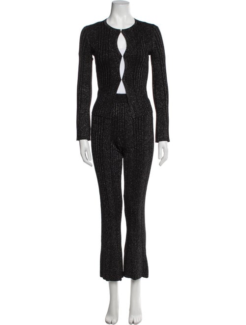 Solid & Striped Pant Set