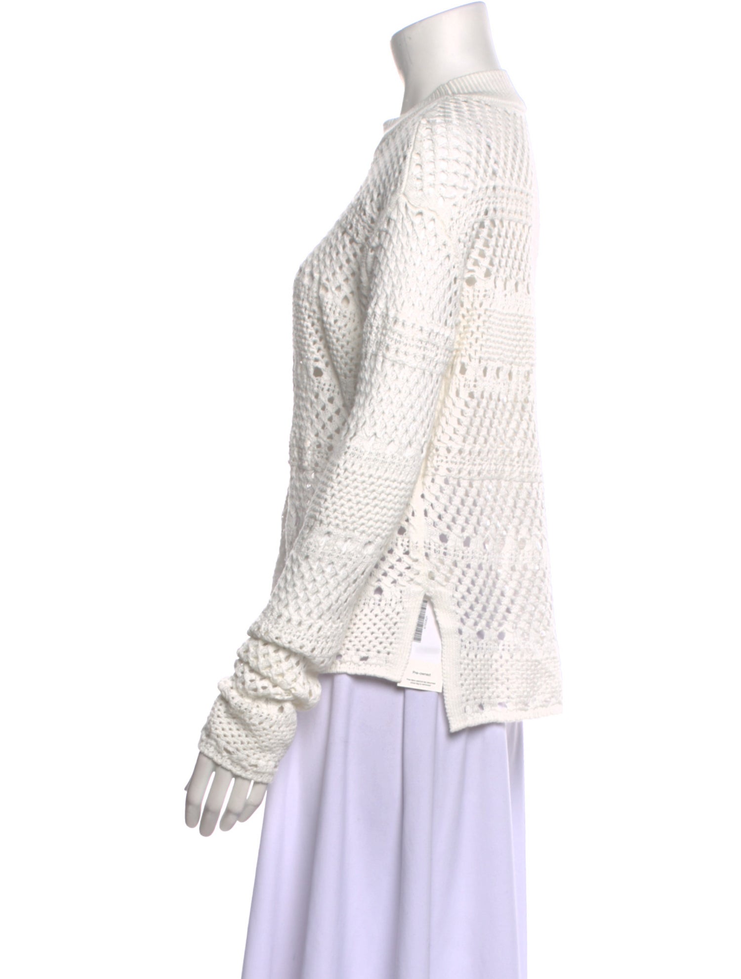 Solid & Striped Mock Neck Sweater