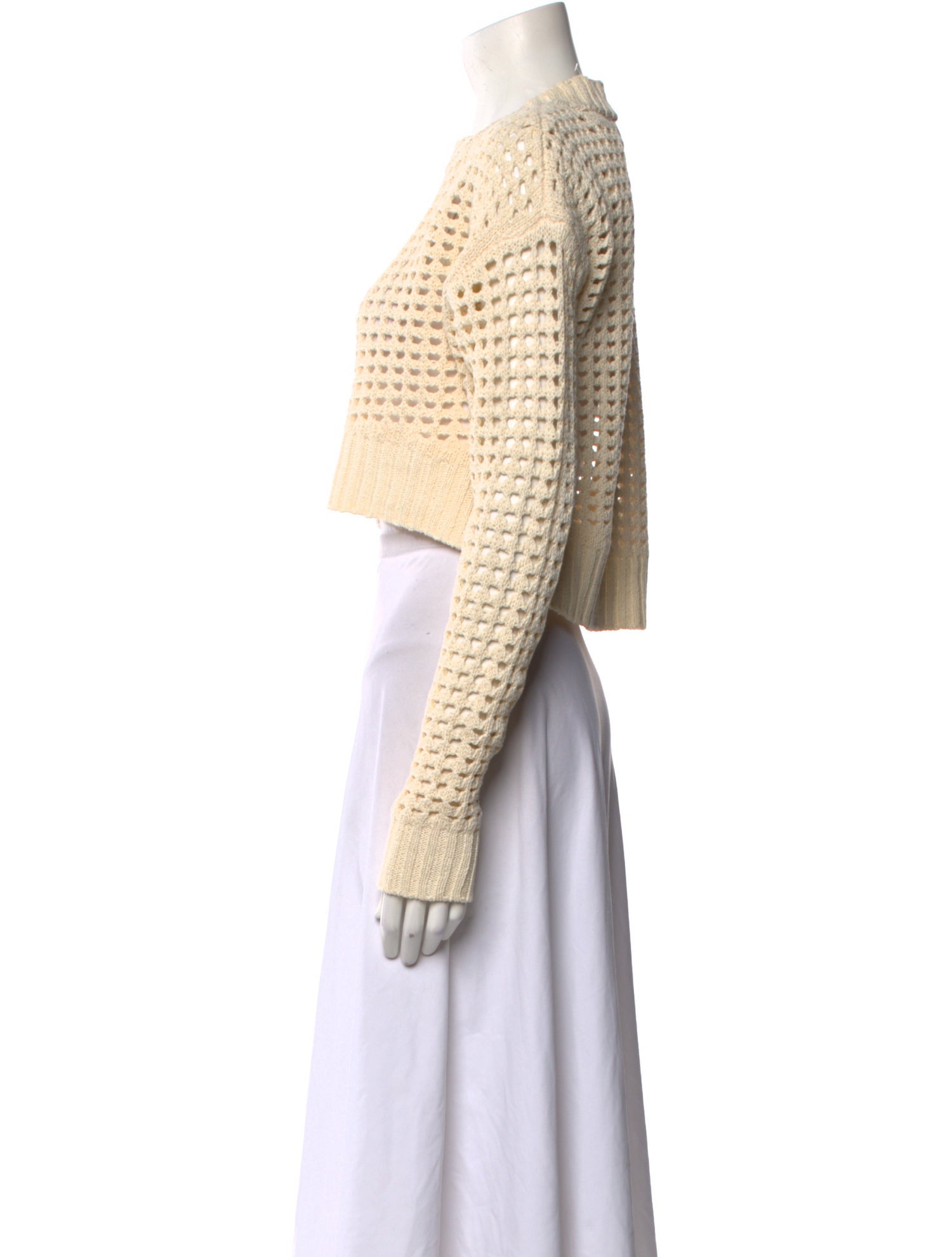 Solid & Striped Crew Neck Sweater