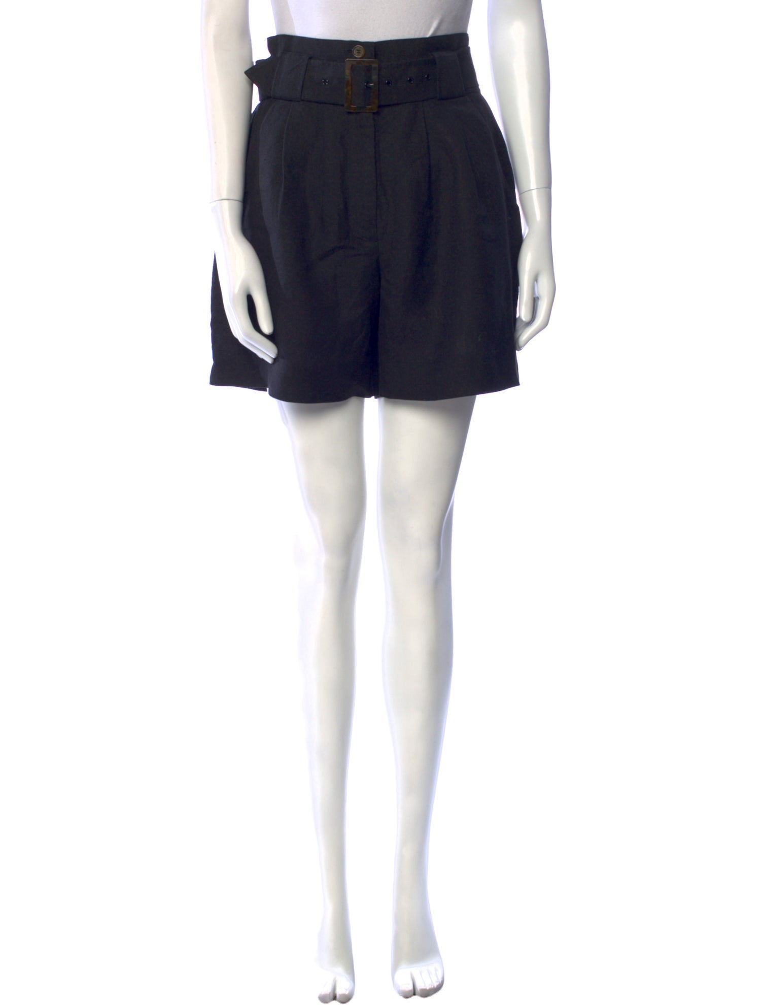 Solid & Striped Linen Mini Shorts