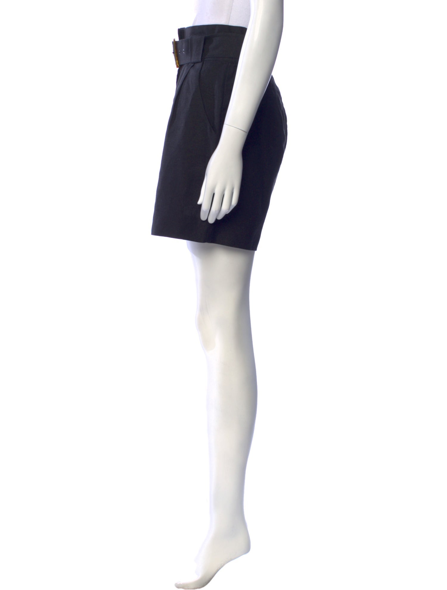 Solid & Striped Linen Mini Shorts