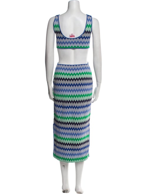 Solid & Striped Striped Midi Length Dress