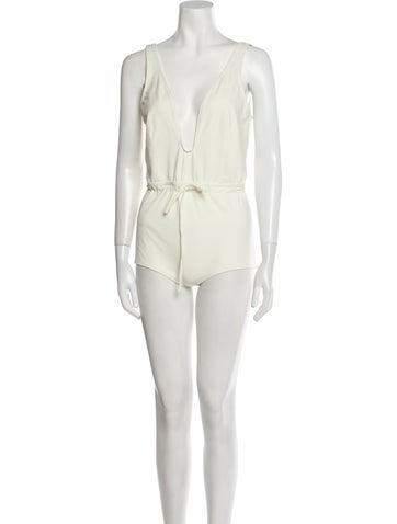 Solid & Striped Swimwear One-Piece L