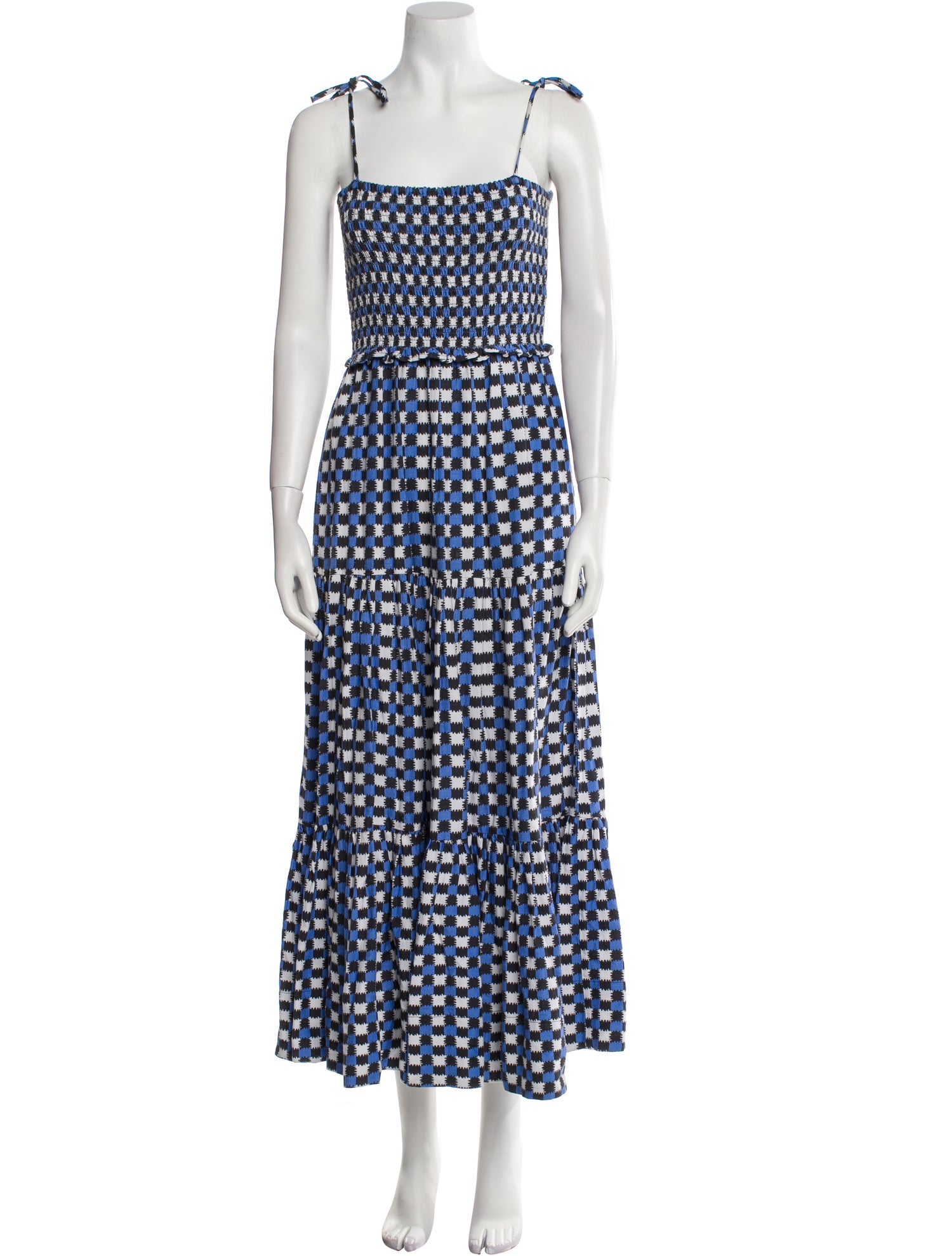 Solid & Striped Printed Long Dress