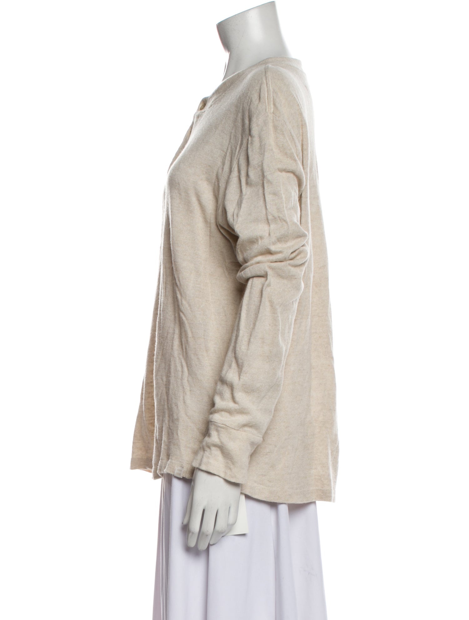 Solid & Striped Linen Crew Neck Sweater