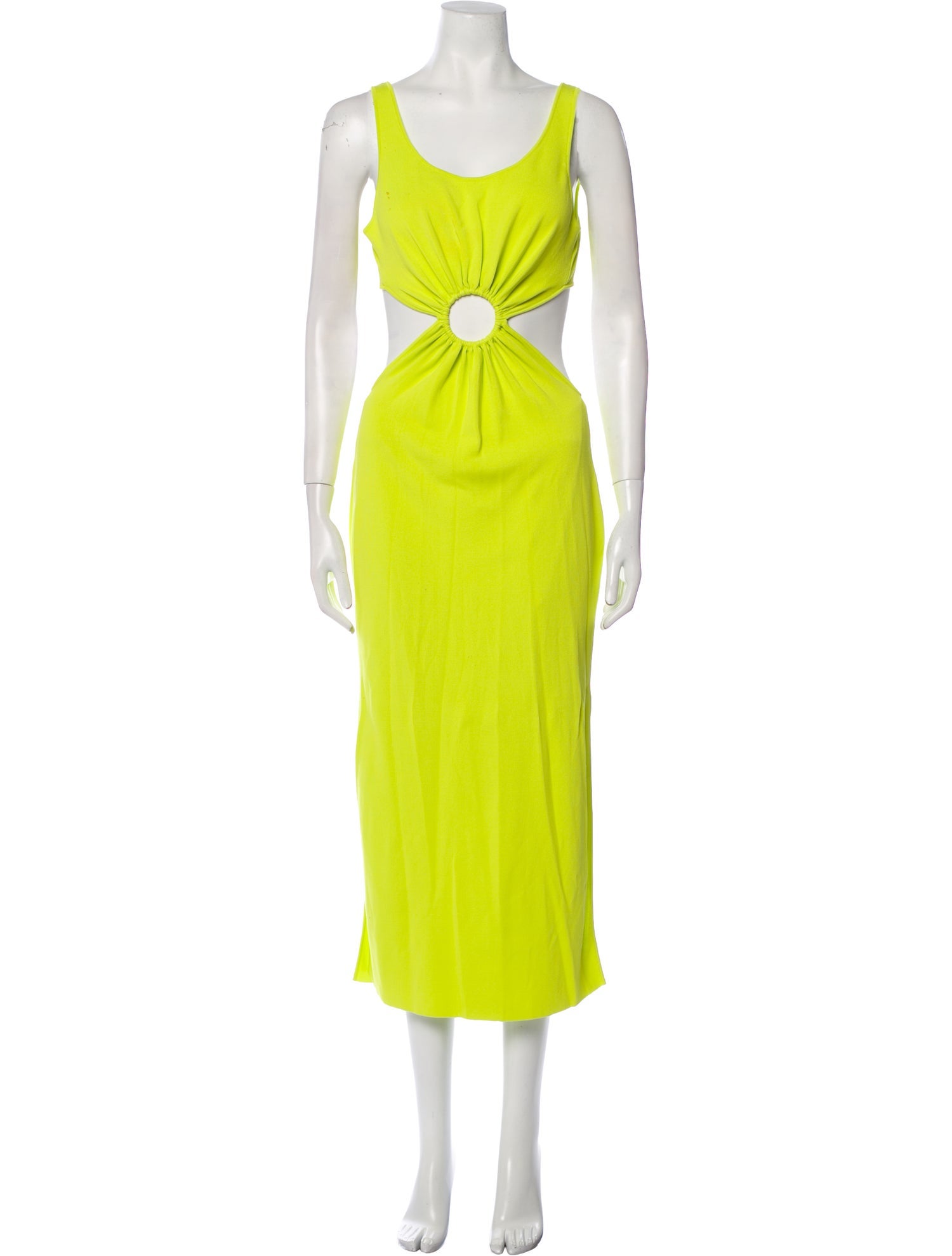 Solid & Striped Scoop Neck Long Dress