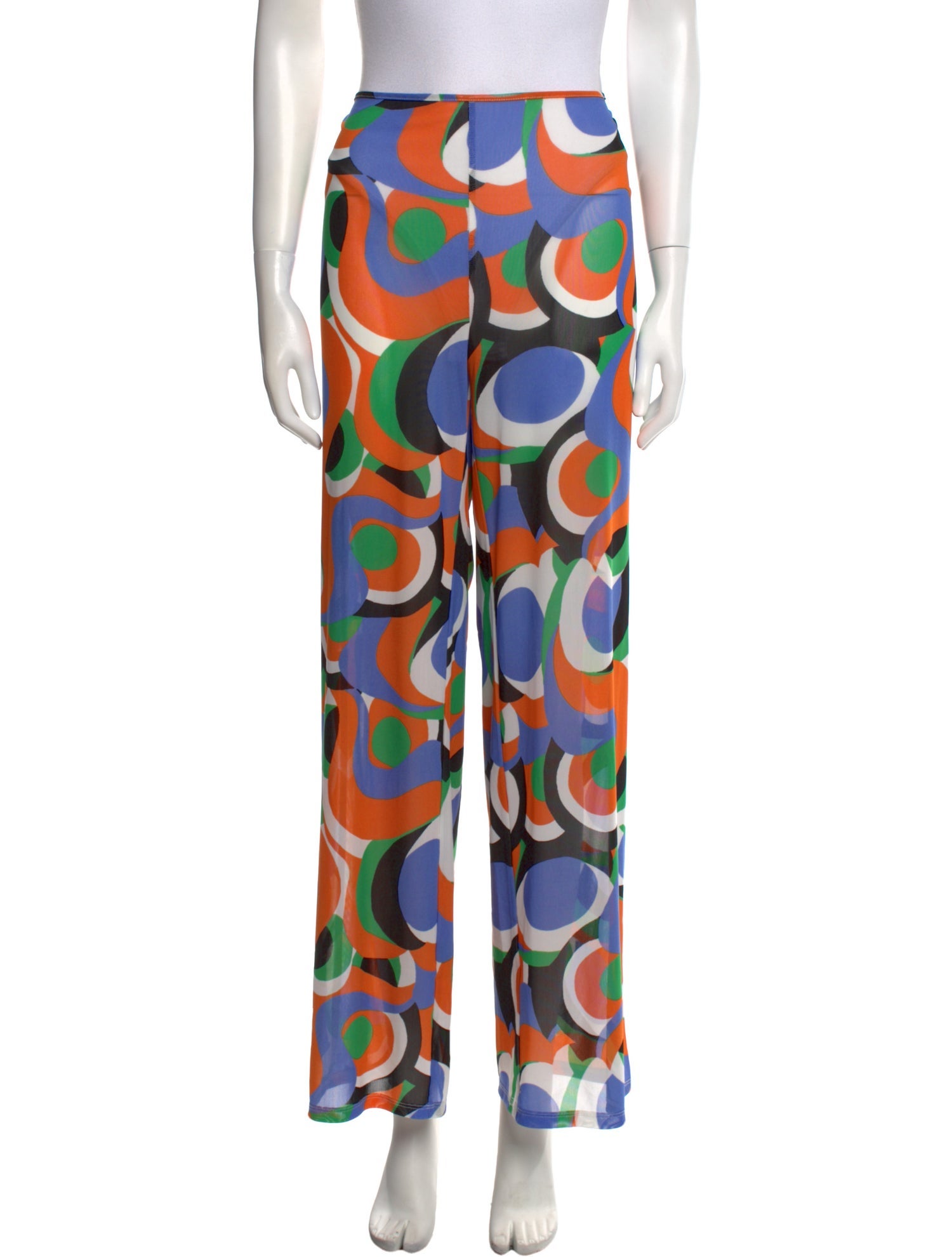 Solid & Striped Nylon Wide Leg Pants w/ Tags