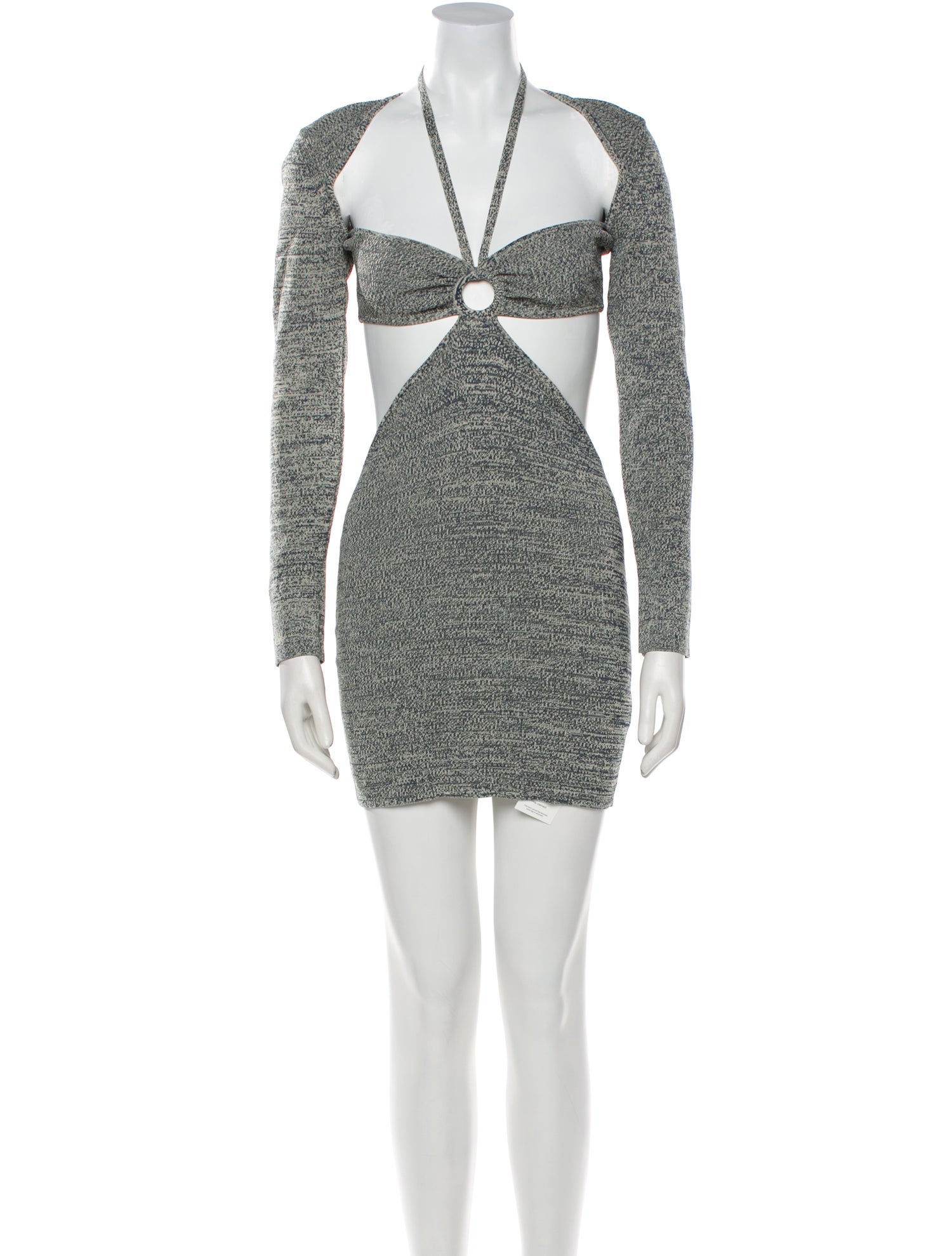 Solid & Striped V-Neck Mini Dress w/ Tags