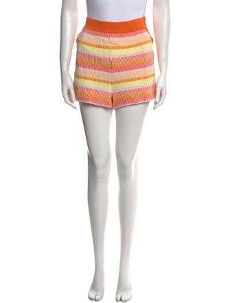 Solid & Striped Striped Mini Shorts