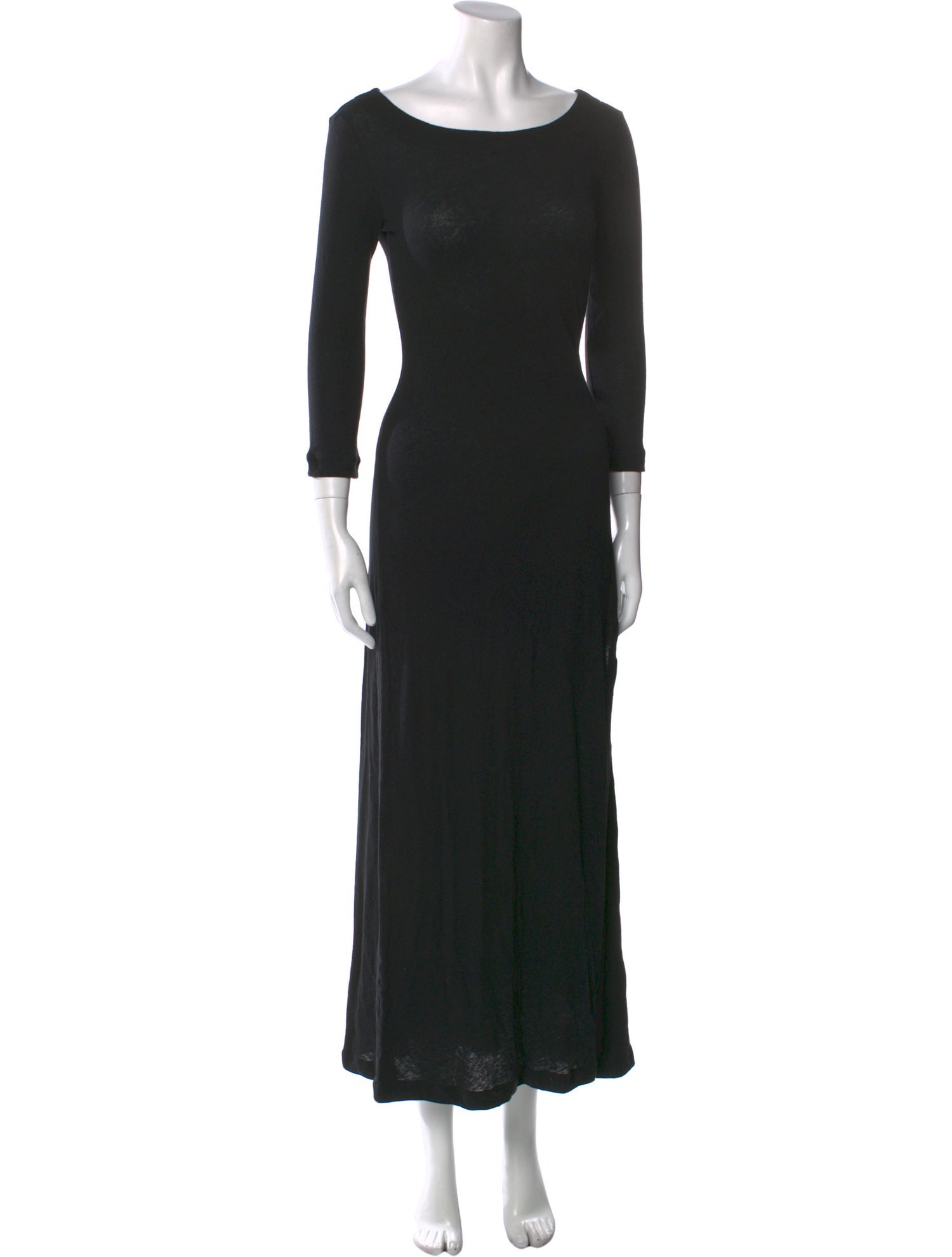 Solid & Striped Bateau Neckline Long Dress