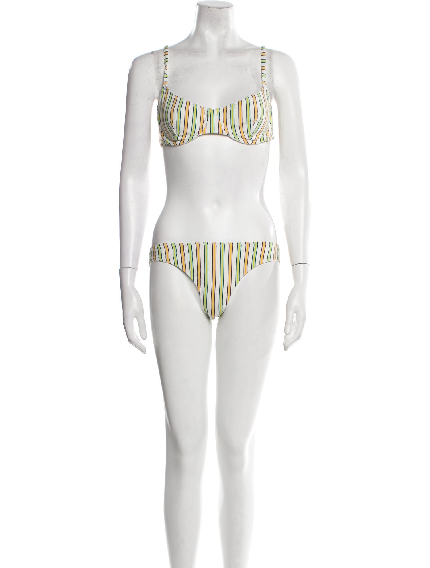 Solid & Striped Striped Bikini w/ Tags