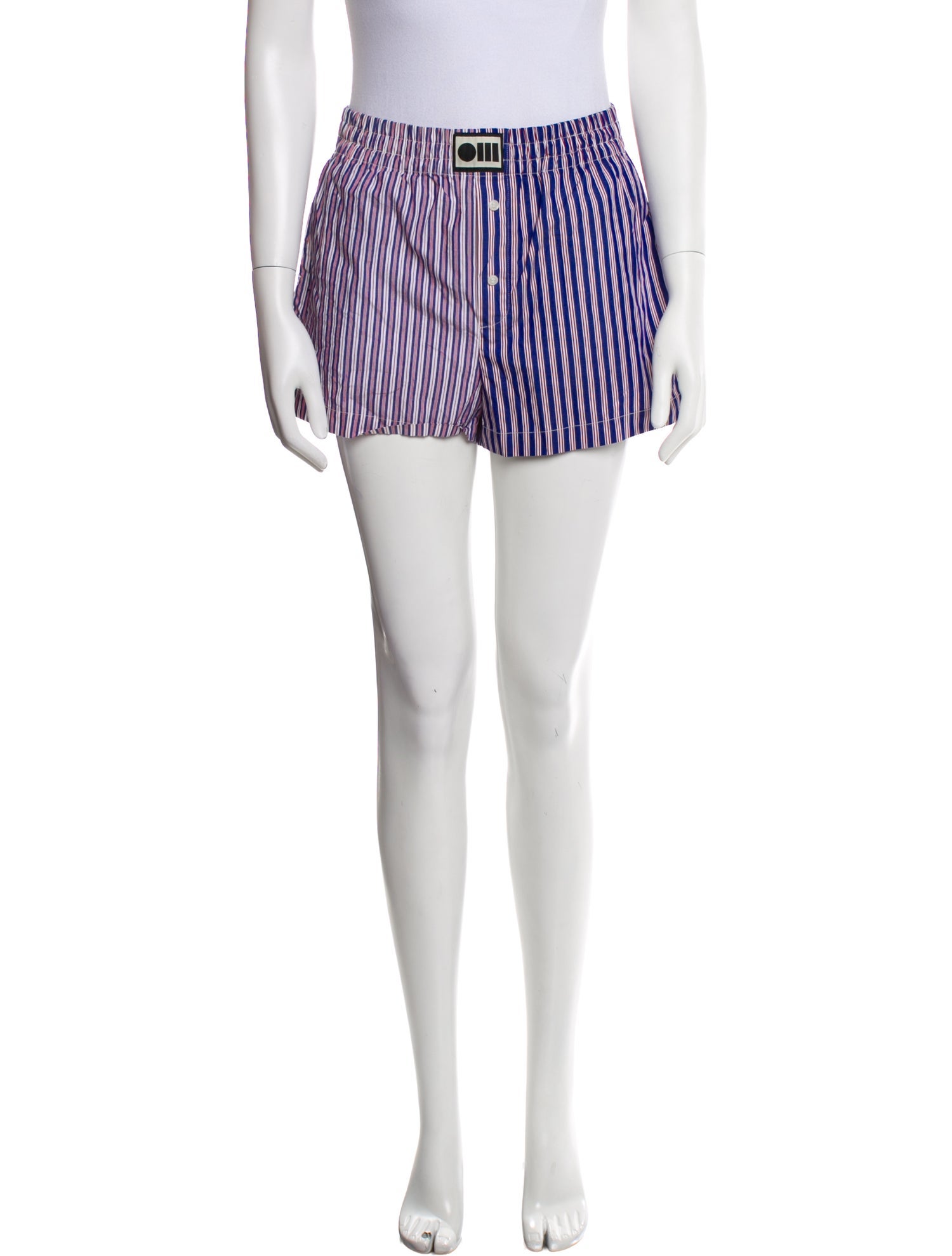 Solid & Striped Striped Mini Shorts