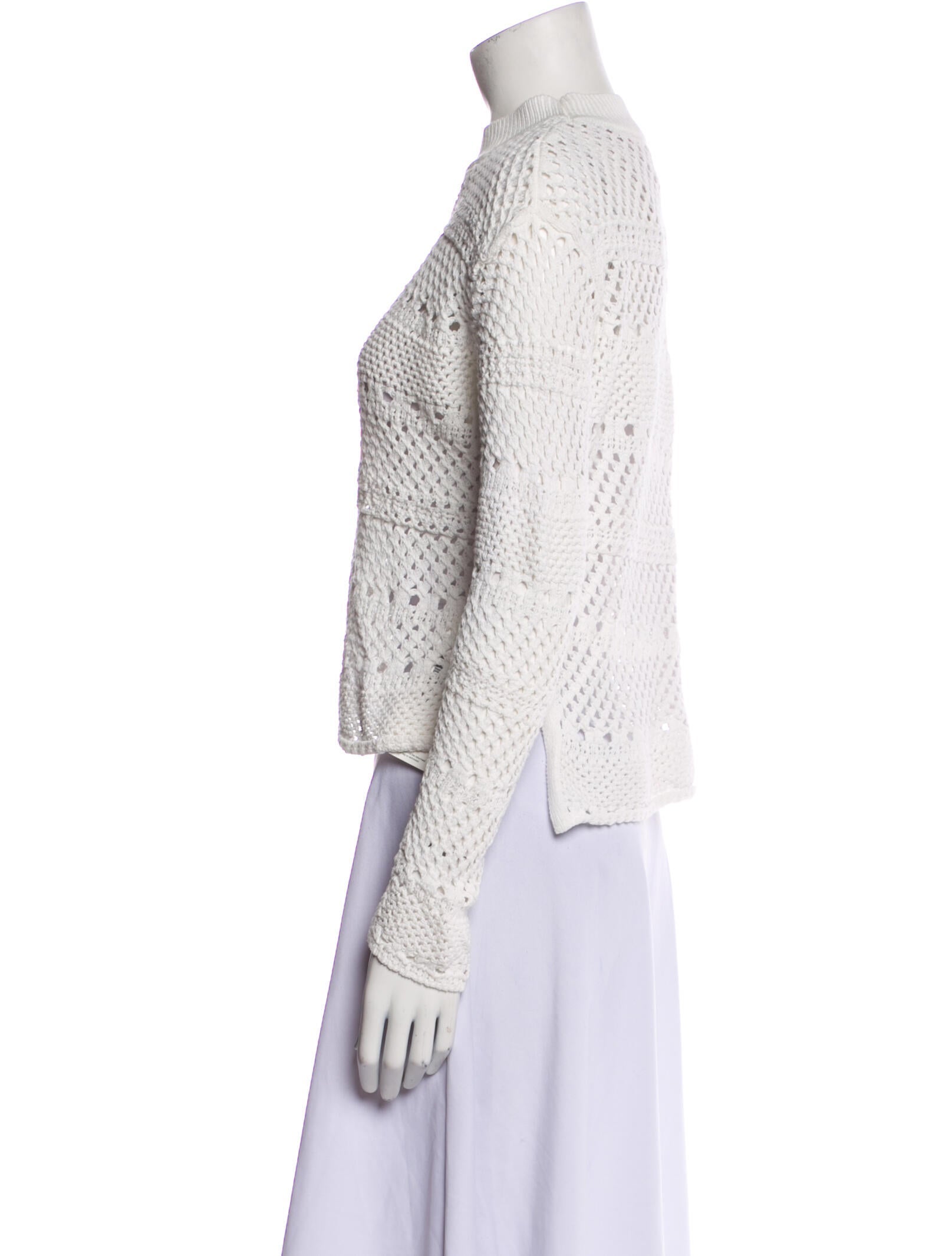 Solid & Striped Mock Neck Sweater