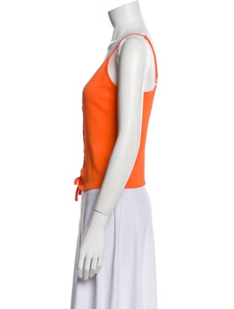 Solid & Striped V-Neck Sleeveless Crop Top