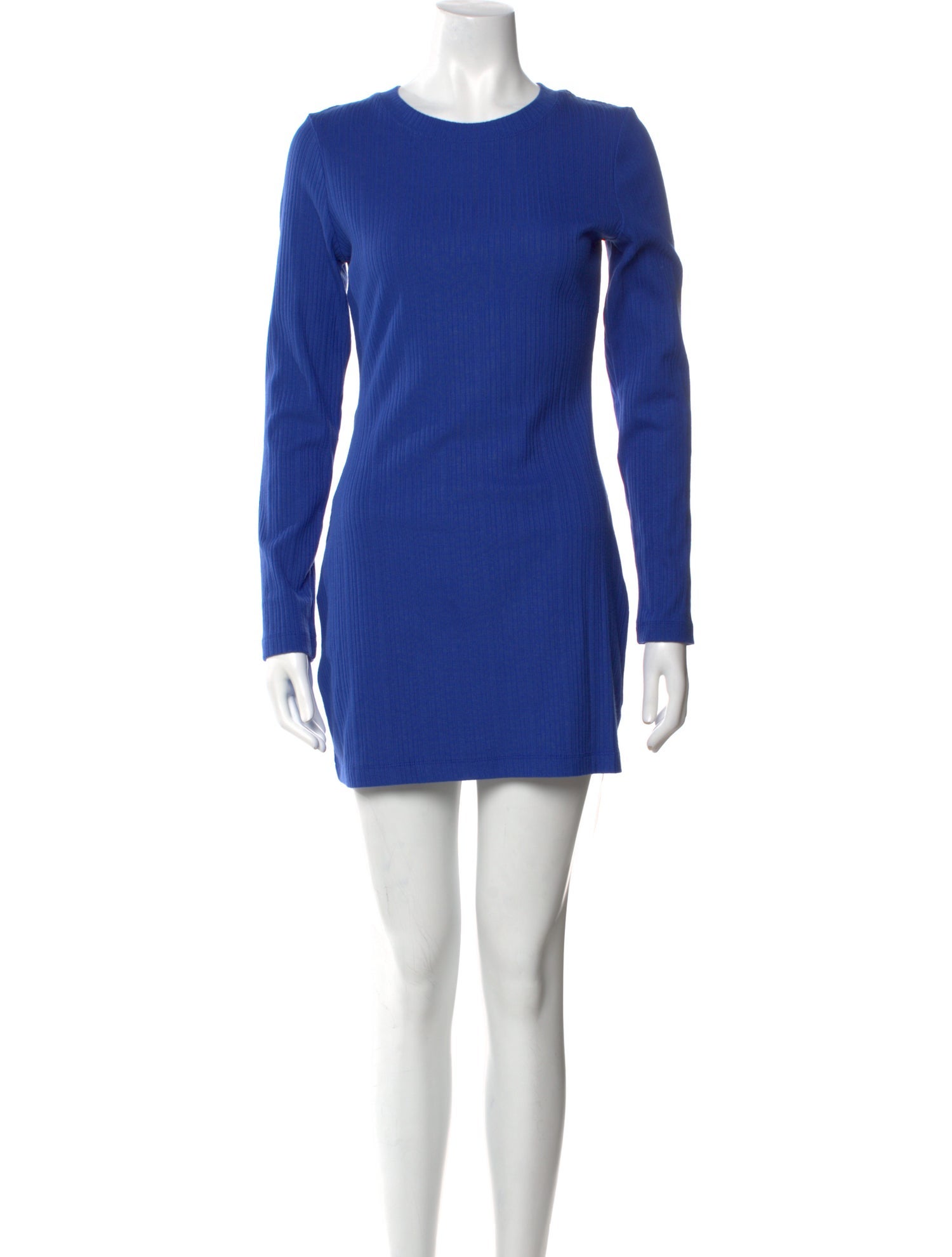 Solid & Striped Crew Neck Mini Dress