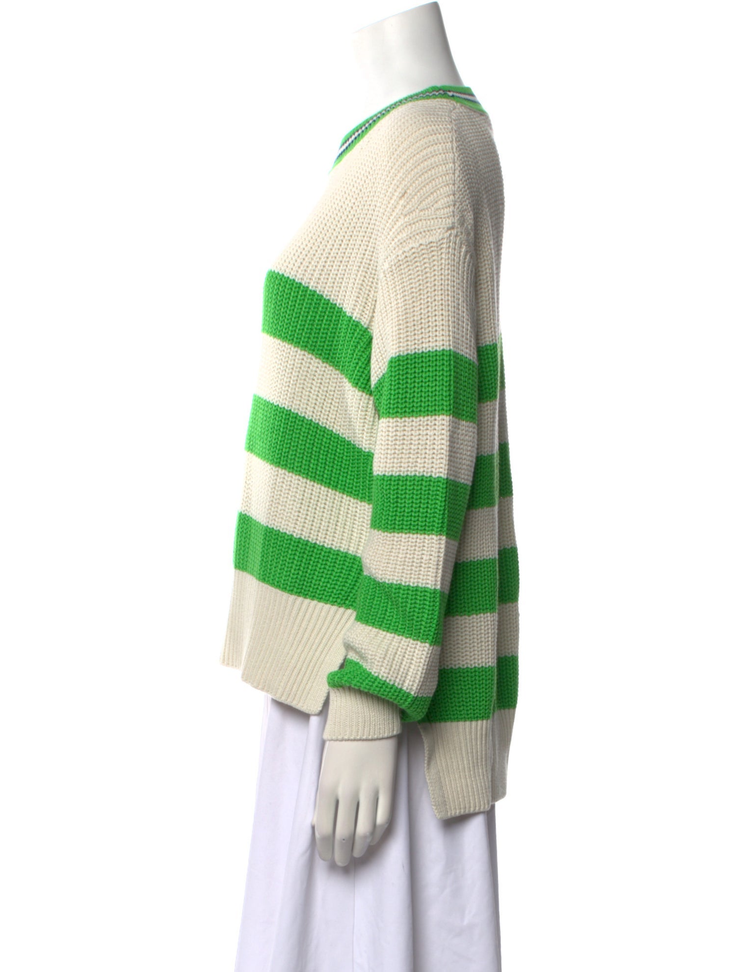 Solid & Striped Striped Crew Neck Sweater w/ Tags