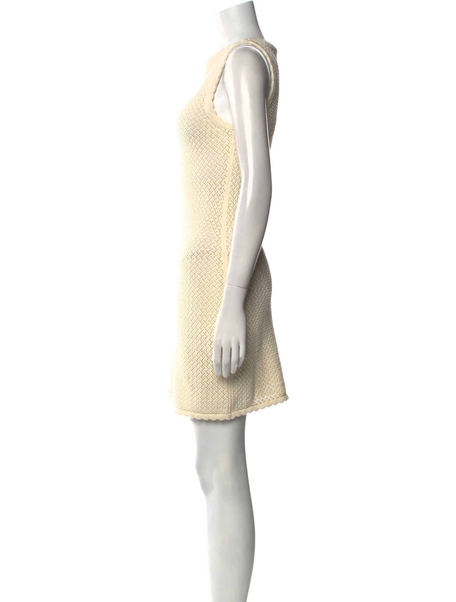 Solid & Striped Bateau Neckline Mini Dress