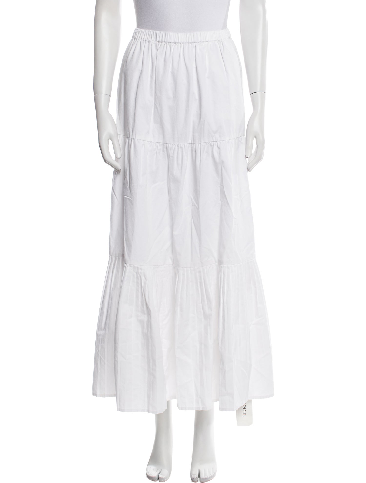 Solid & Striped Midi Length Skirt