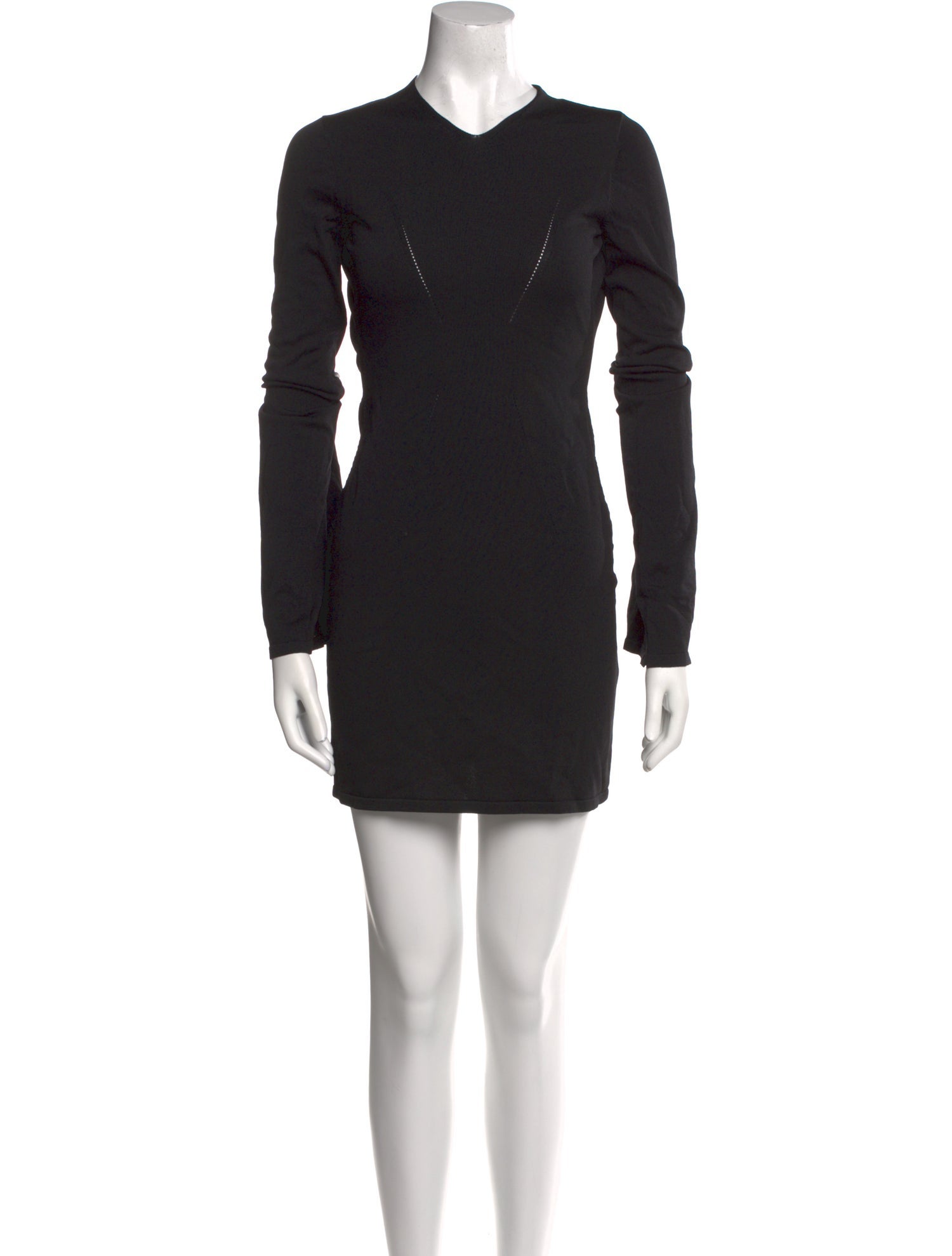 Solid & Striped Crew Neck Mini Dress