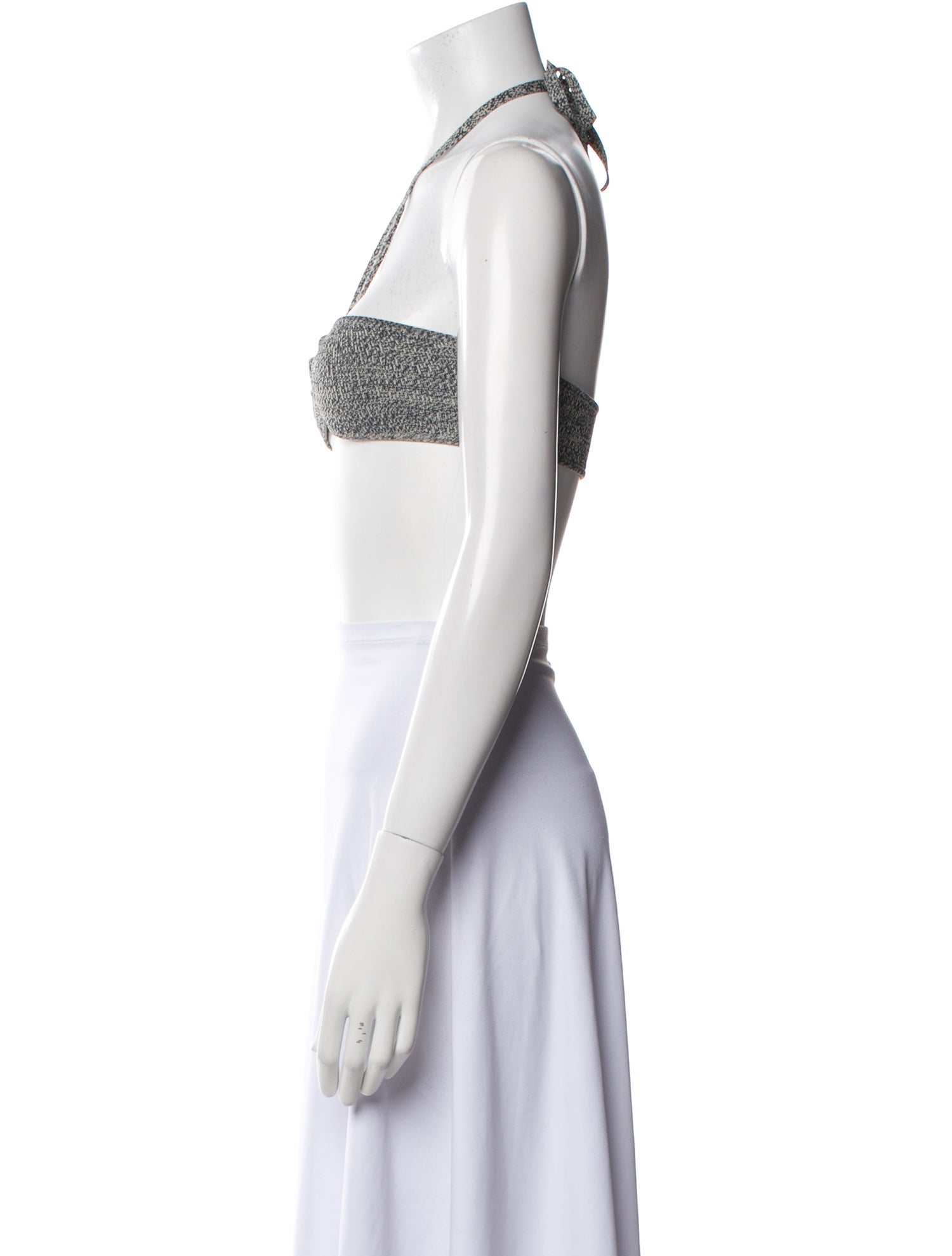 Solid & Striped Strapless Crop Top w/ Tags