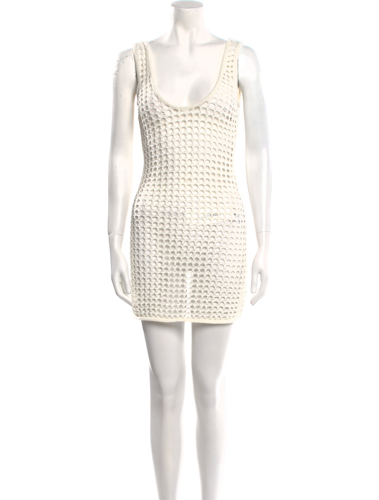 Solid & Striped Scoop Neck Mini Dress