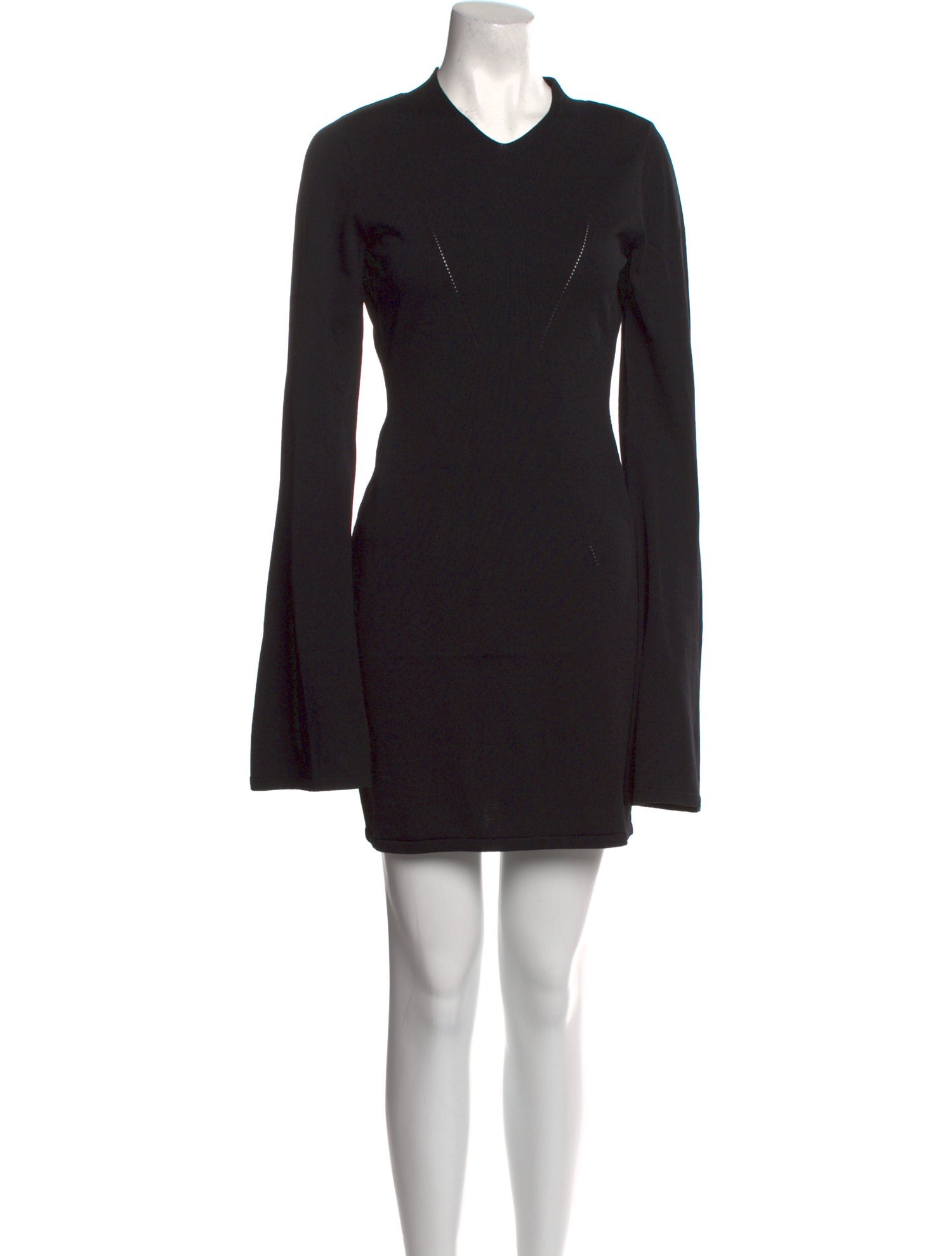 Solid & Striped Crew Neck Mini Dress