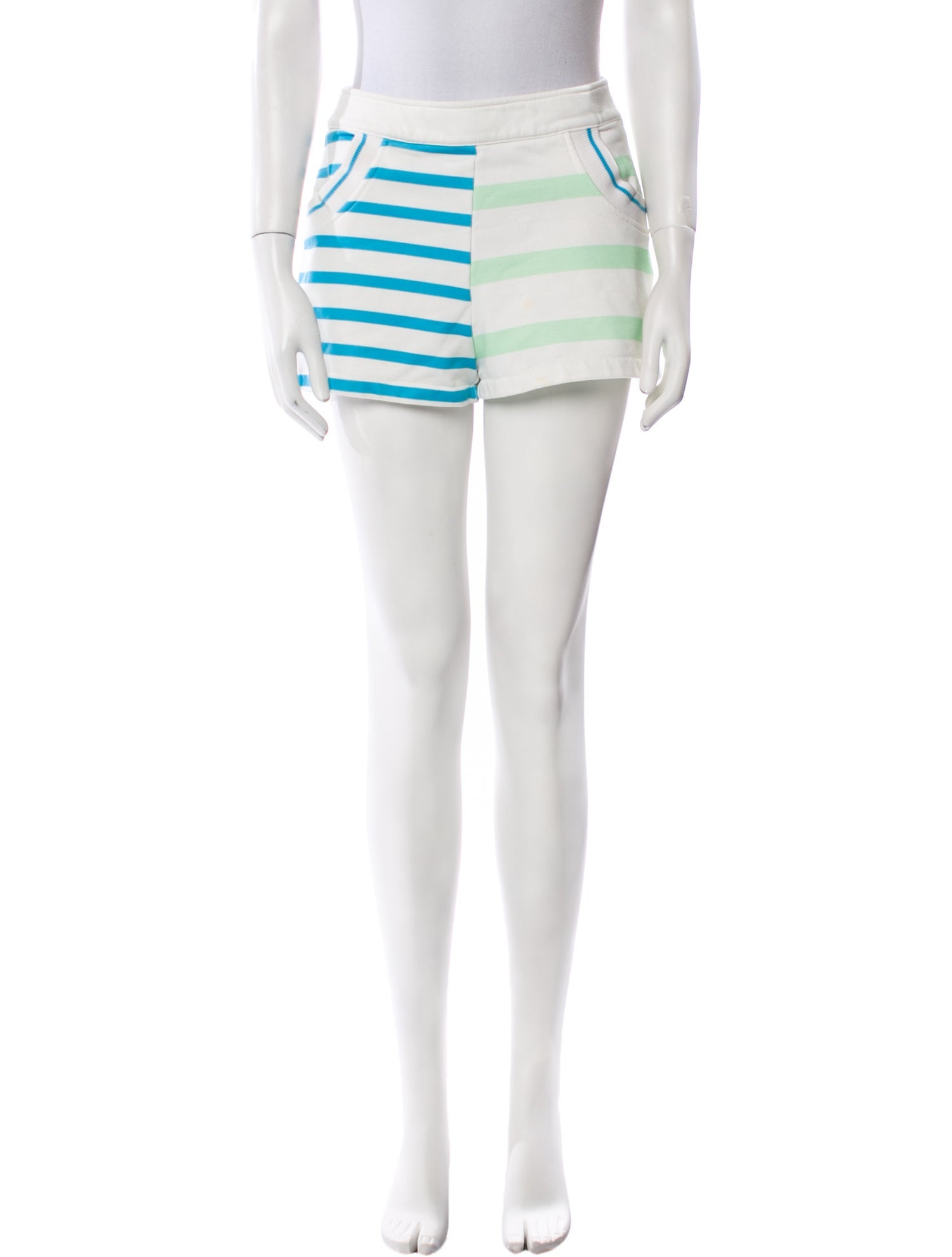 Solid & Striped Striped Mini Shorts