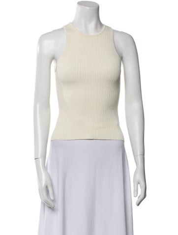 Solid & Striped Tops Crew Neck Sleeveless Top M