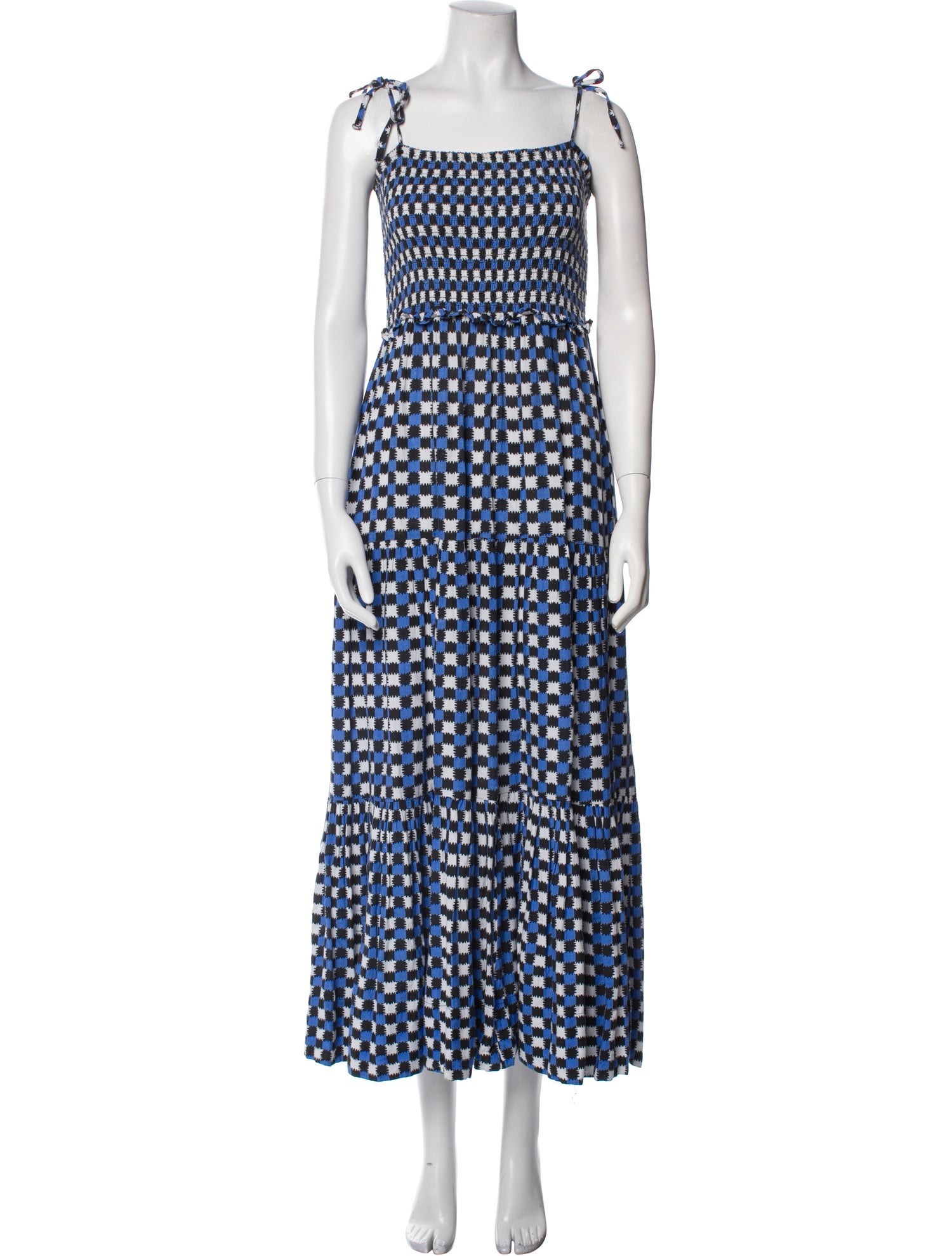Solid & Striped Printed Midi Length Dress