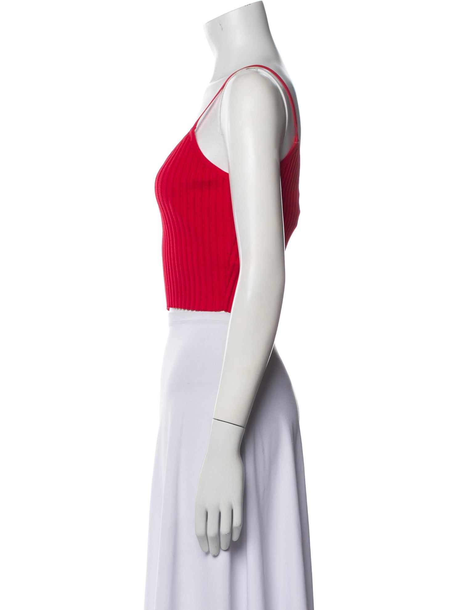 Solid & Striped Scoop Neck Sleeveless Crop Top w/ Tags