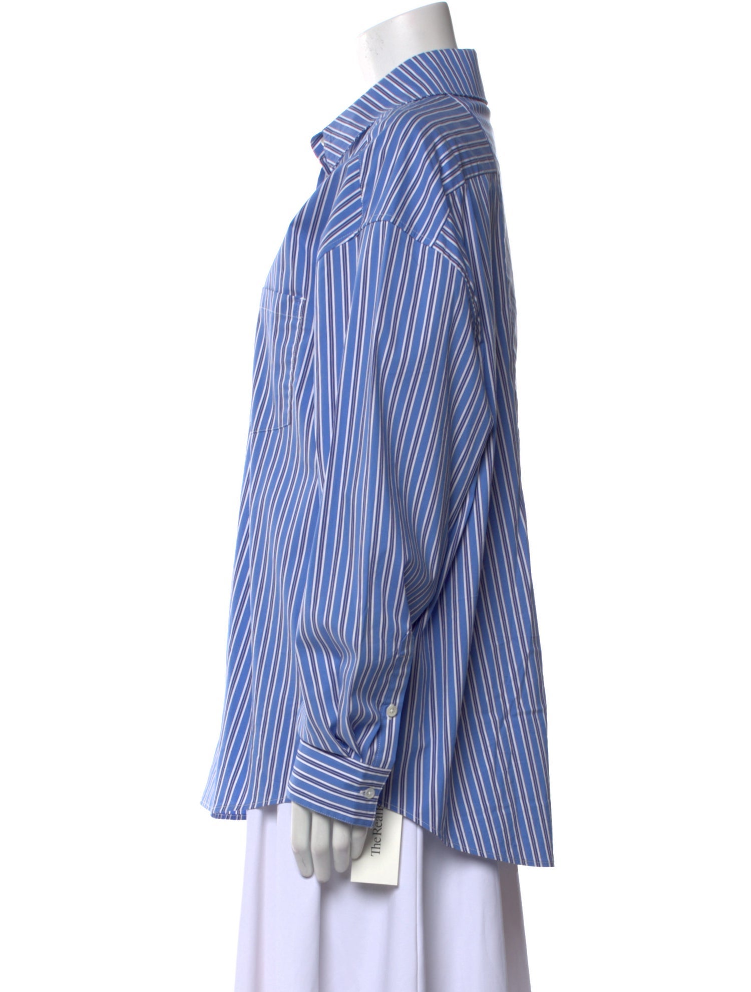 Solid & Striped Striped Long Sleeve Button-Up Top w/ Tags